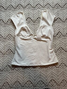 NWT Intimately Free People Duo Corset Cami Ivory Size Large Compression Basic